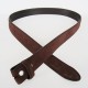 CEINTURE CUIR VELOURS MARRON