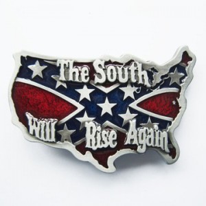 THE SOUTH WILL RISE AGAIN BELT BUCKLE