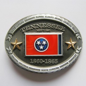 TENNESSEE STATE BELT BUCKLE