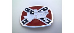 REBEL MAP BELT BUCKLE