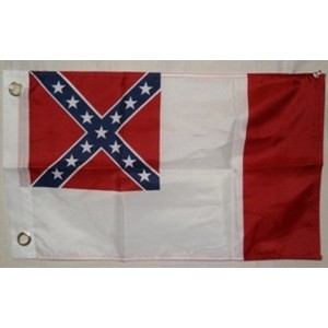 PETIT DRAPEAUX 3RD CONFEDERATE FLAG