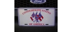 CONFEDERATE STATES LICENSE PLATE