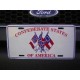 CONFEDERATE STATES LICENSE PLATE