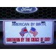 AMERICAN BY BIRTH SOUTHERN BY THE GRACE OF GOD LICENSE PLATE