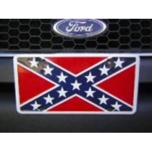 REBEL FLAG LICENSE PLATE