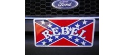 REBEL LICENSE PLATE