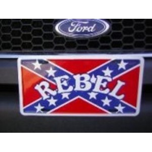 REBEL LICENSE PLATE