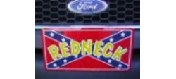 REDNECK LICENSE PLATE