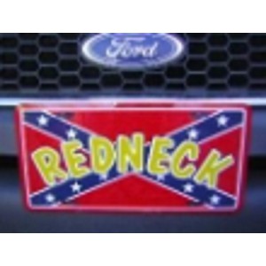 REDNECK LICENSE PLATE